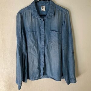 H&M Light Blue Denim Shirt